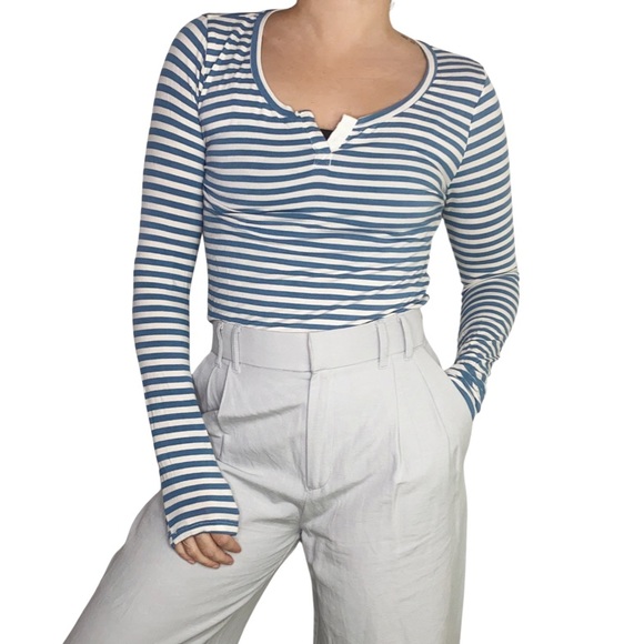 Ardene Tops - Striped long sleeve top S